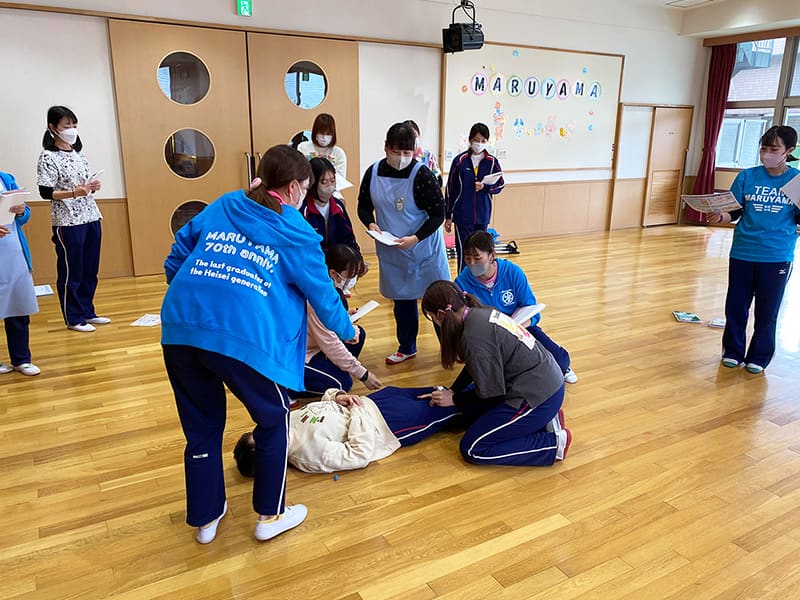 丸山幼稚園 エピペンの講習 3