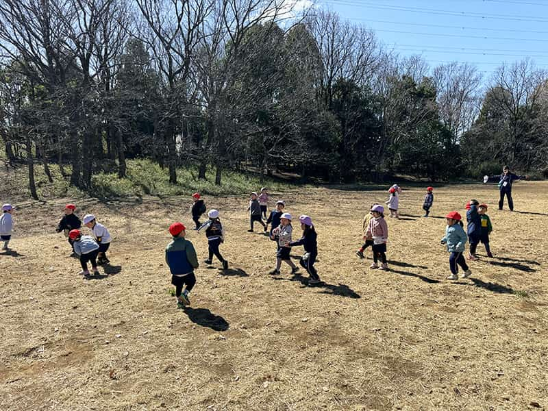 丸山幼稚園 年少組 遠足「菅生緑地」