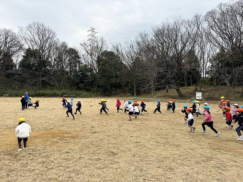 丸山幼稚園 年中組 遠足「菅生緑地」